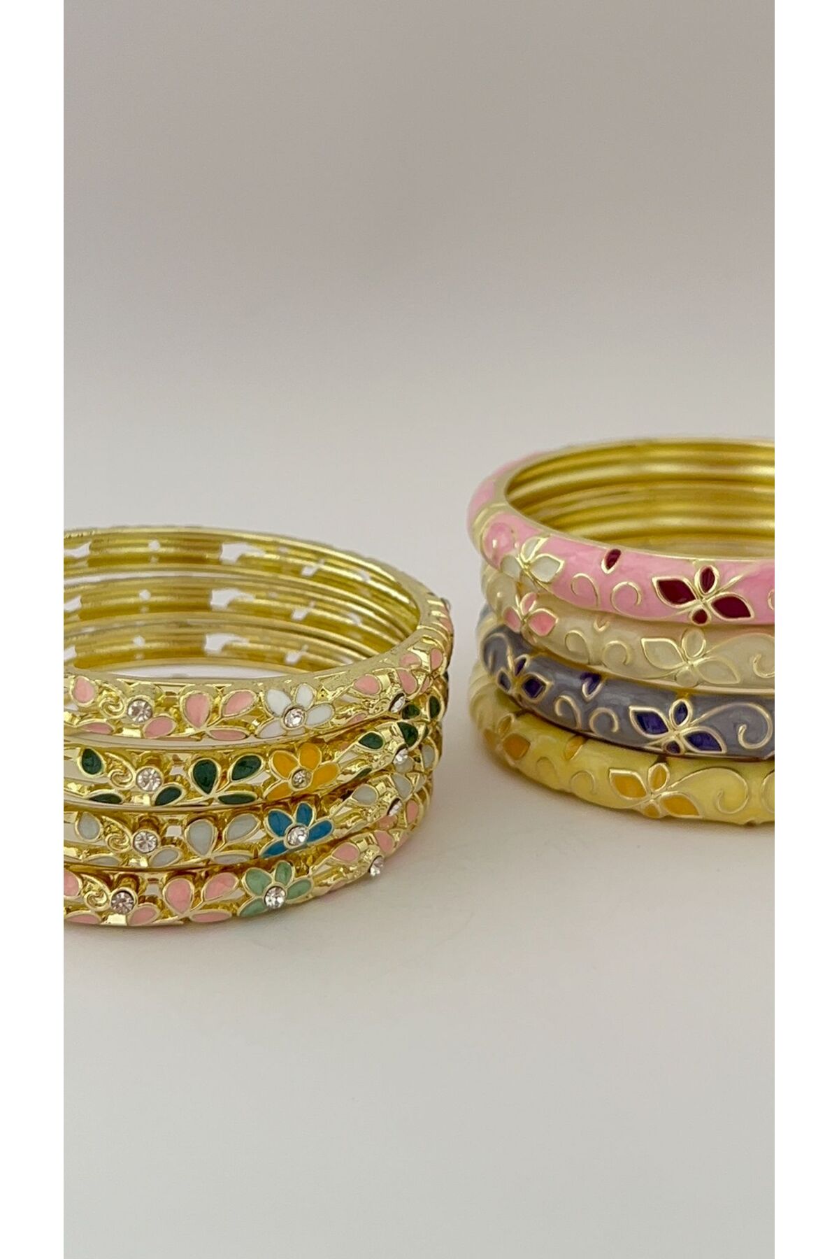 Genel Markalar  3'lü Mineli Klasik Kelepçe Seti: "Kış Bahçesi" - Görsel 7