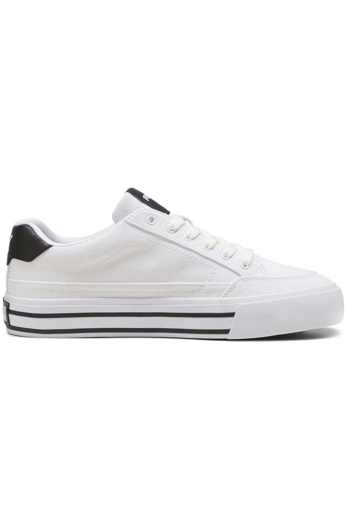 Puma  Court Classic Vulc FS 396353 Unisex Spor Ayakkabı BEYAZ-SİYAH - Görsel 4