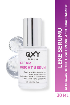QXY Essence Clear Bright Serum -Cilt Tonu Eşitleyici Aydınlatıcı Serum - Hyal...