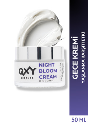 QXY Essence Night Bloom Cream - Yaşlanma Karşıtı Gece Kremi - Hyaluronic Acid...