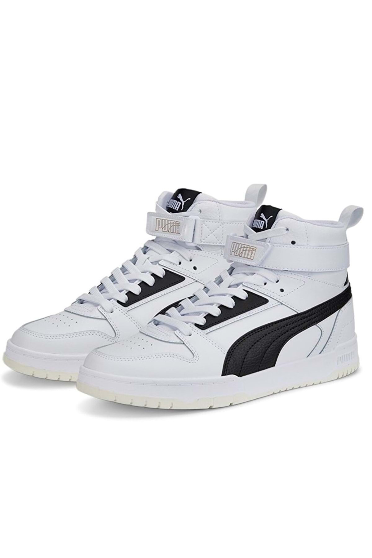 Puma 385839-01 Rbd Game Basketboll Erkek Spor Ayakkabı BEYAZ-SİYAH