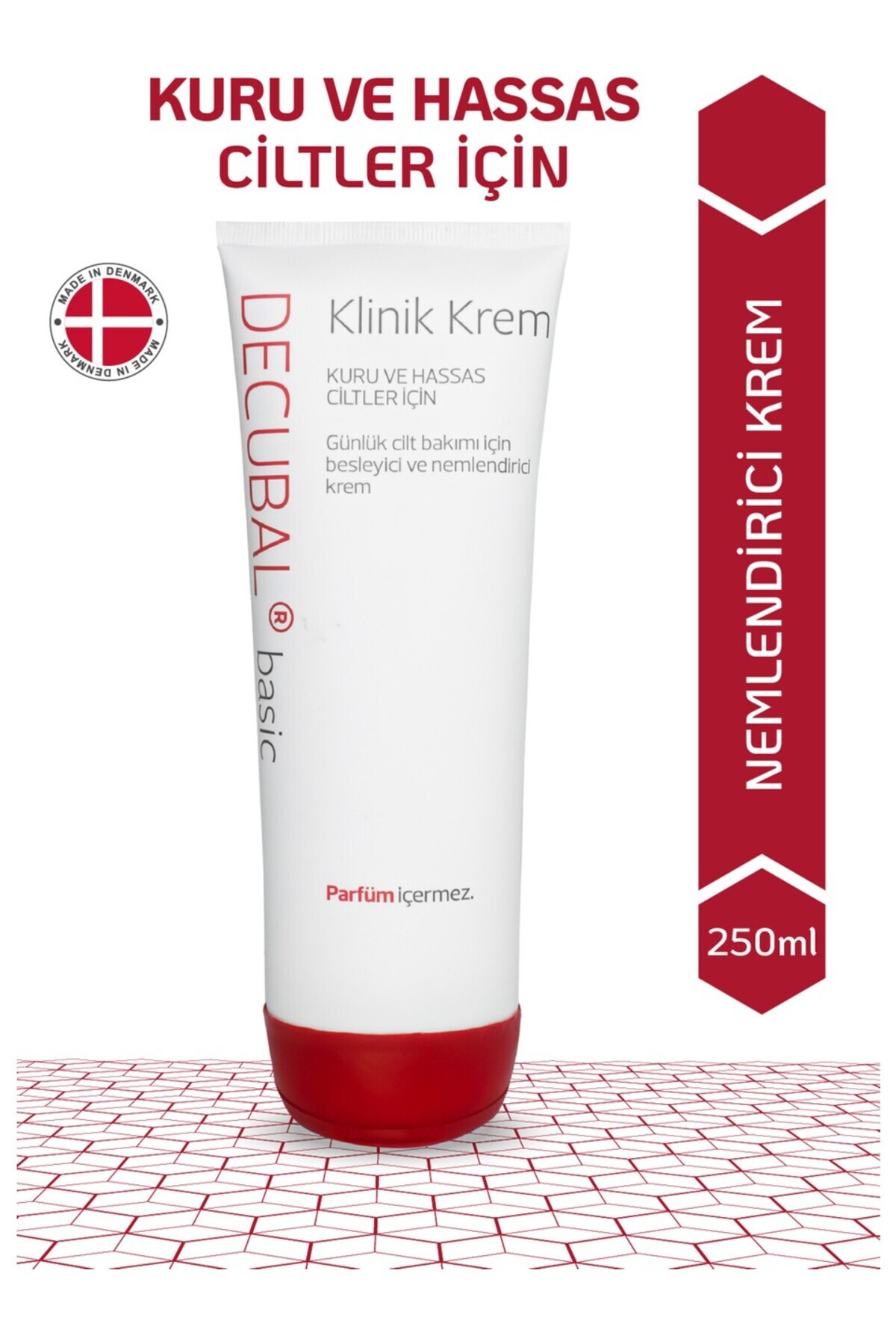 Kuru ve Hassas Ciltler için Klinik Krem 250 ml ve Dudak Balmı 30 ml — DECUBAL/SET/0001 — تصویر 6 از 8