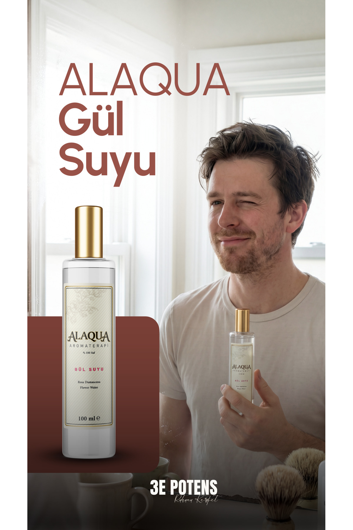 ALAQUA %100 SAF GÜL SUYU 100 ML — 125 — تصویر 8 از 8