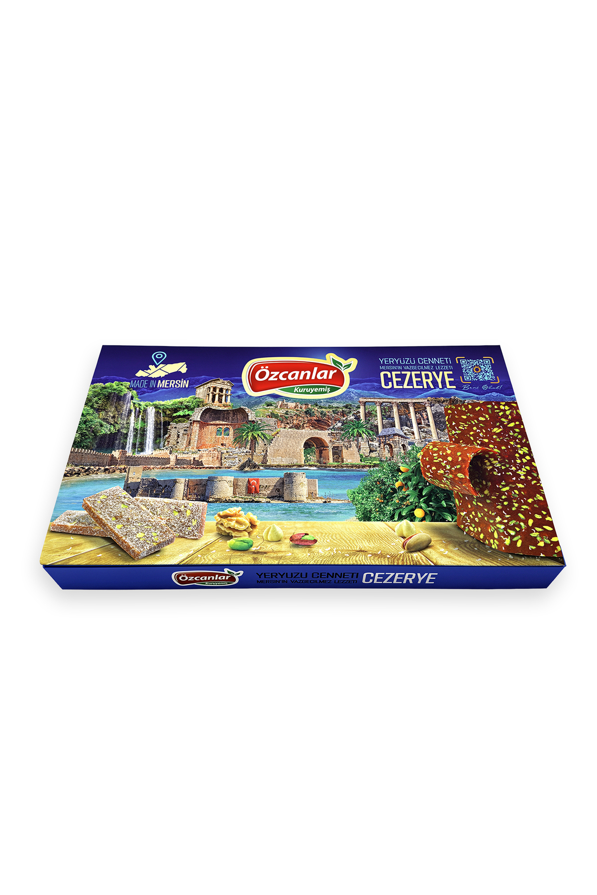 Özcanlar Kuruyemiş Antep Fıstıklı Mersin Küp Cezerye 1 Kg - Fiyatı