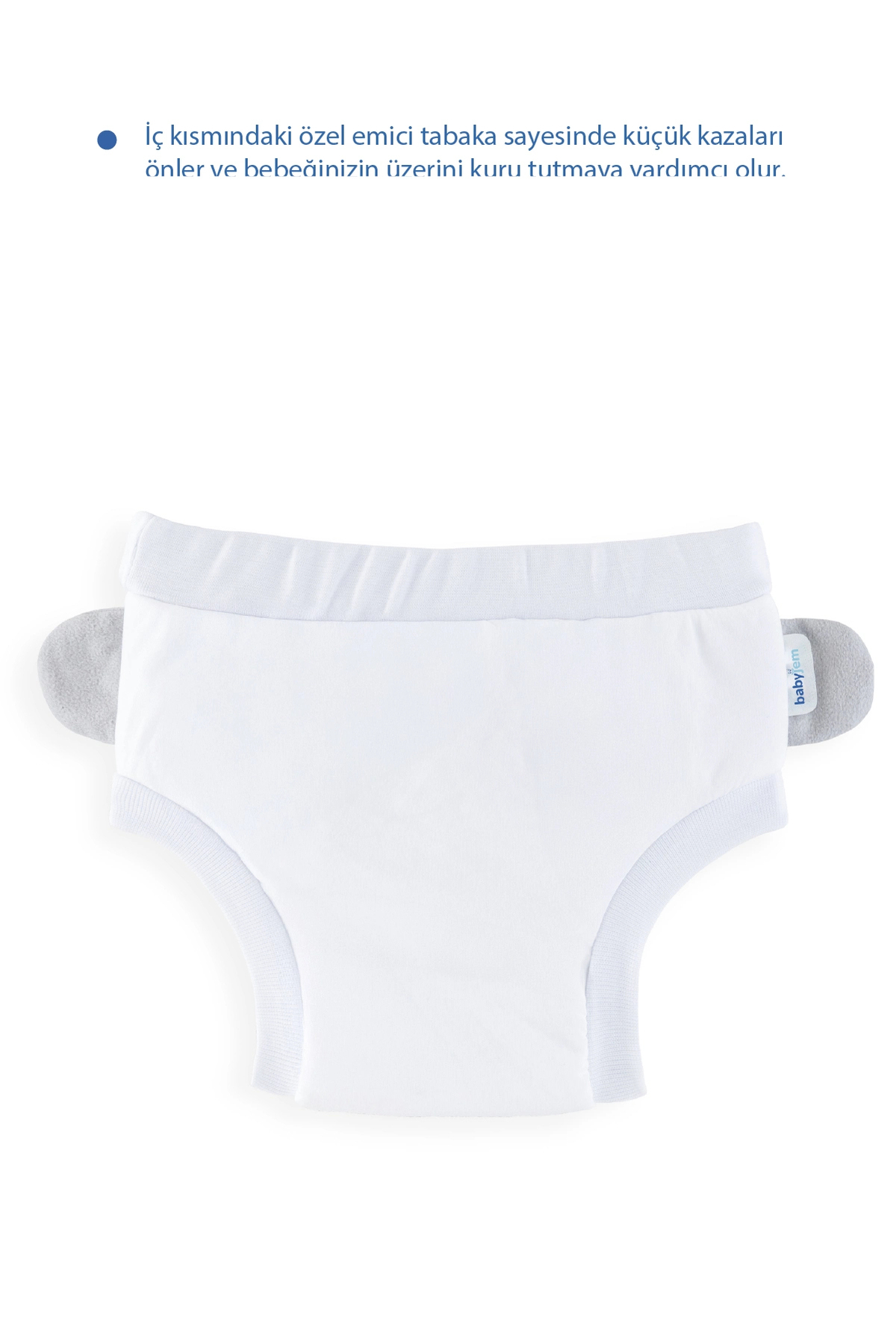 Babyjem Soft Alıştırma Külodu Beyaz 2 Yaş fotoğrafı 4 (önizleme)