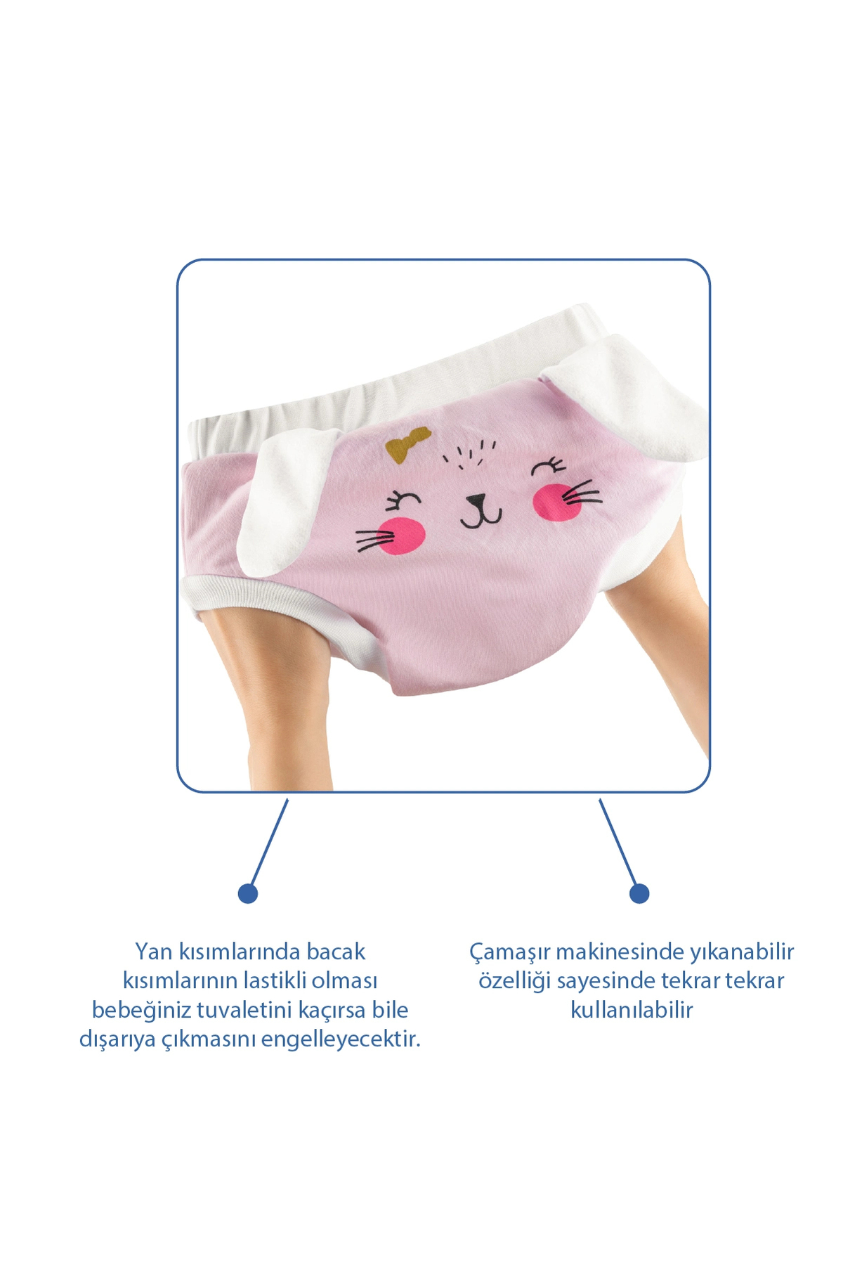 Babyjem Soft Alıştırma Külodu Pembe 2 Yaş fotoğrafı 4 (önizleme)