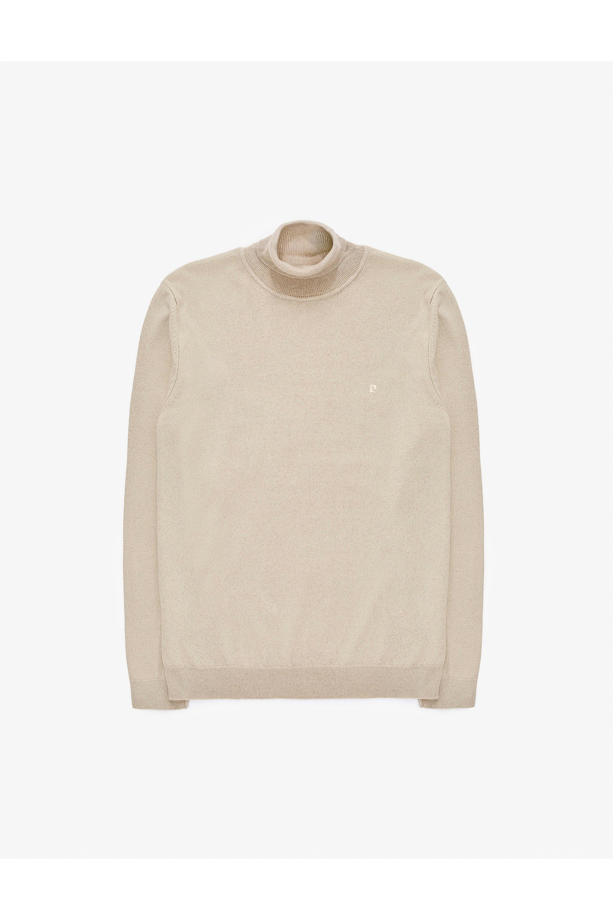 Pierre Cardin  Kum Melanj Slim Fit Balıkçı Yaka Basic Triko Kazak 50314202-VR123 - Görsel 7