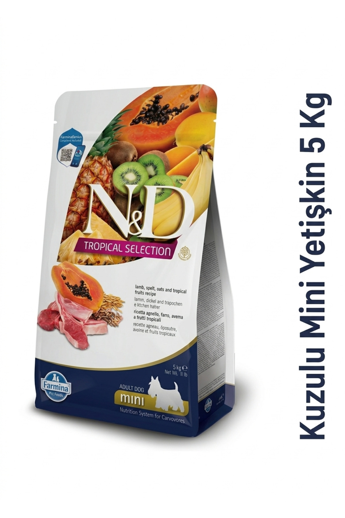 N & D Tropical Selection Kuzu Etli Mini Irk Yetişkin Köpek Maması 5kg - Fiyatı, Yorumları