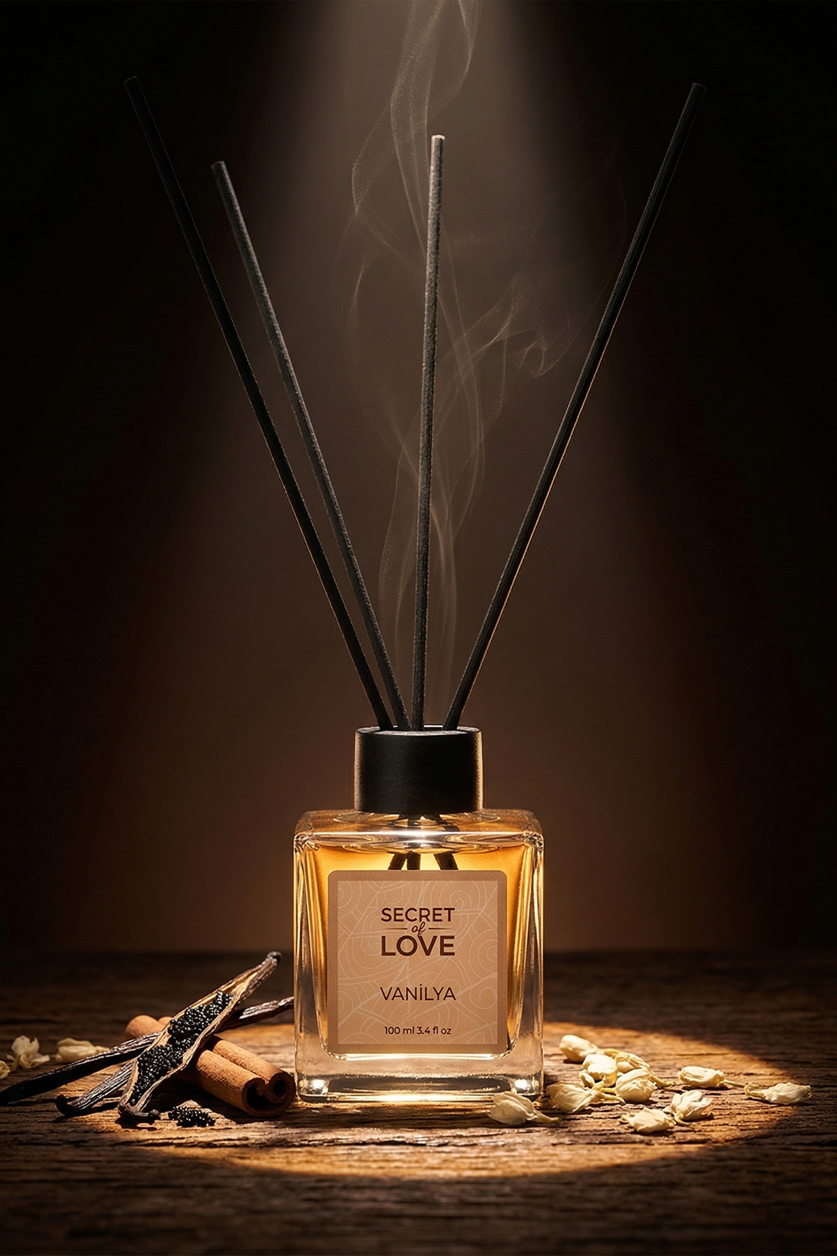 SECRET OF LOVE Çubuklu Oda Kokusu Vanilya 100ml fotoğrafı 6 (önizleme)