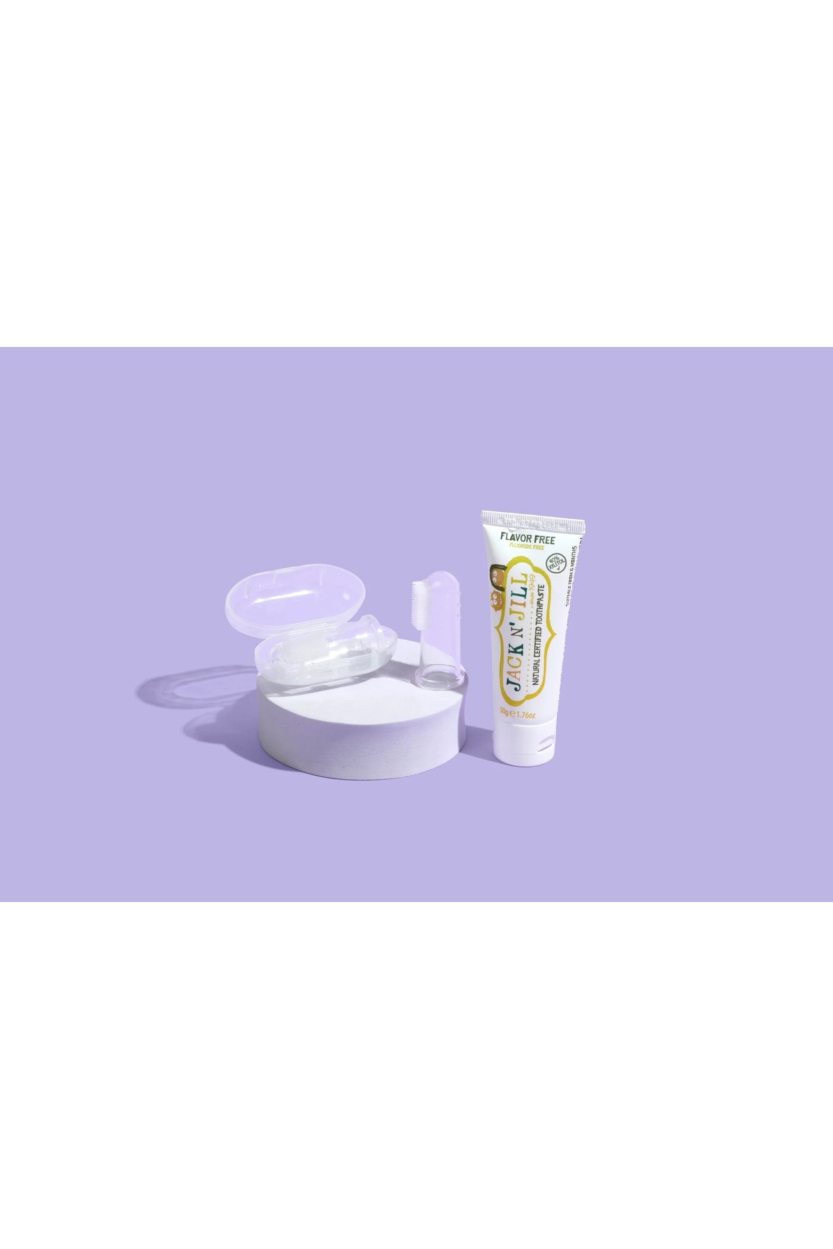 Jack N'Jill Jack N Jill Stage 1 Silikon Parmak Fırça - 2 Pack fotoğrafı 3 (önizleme)