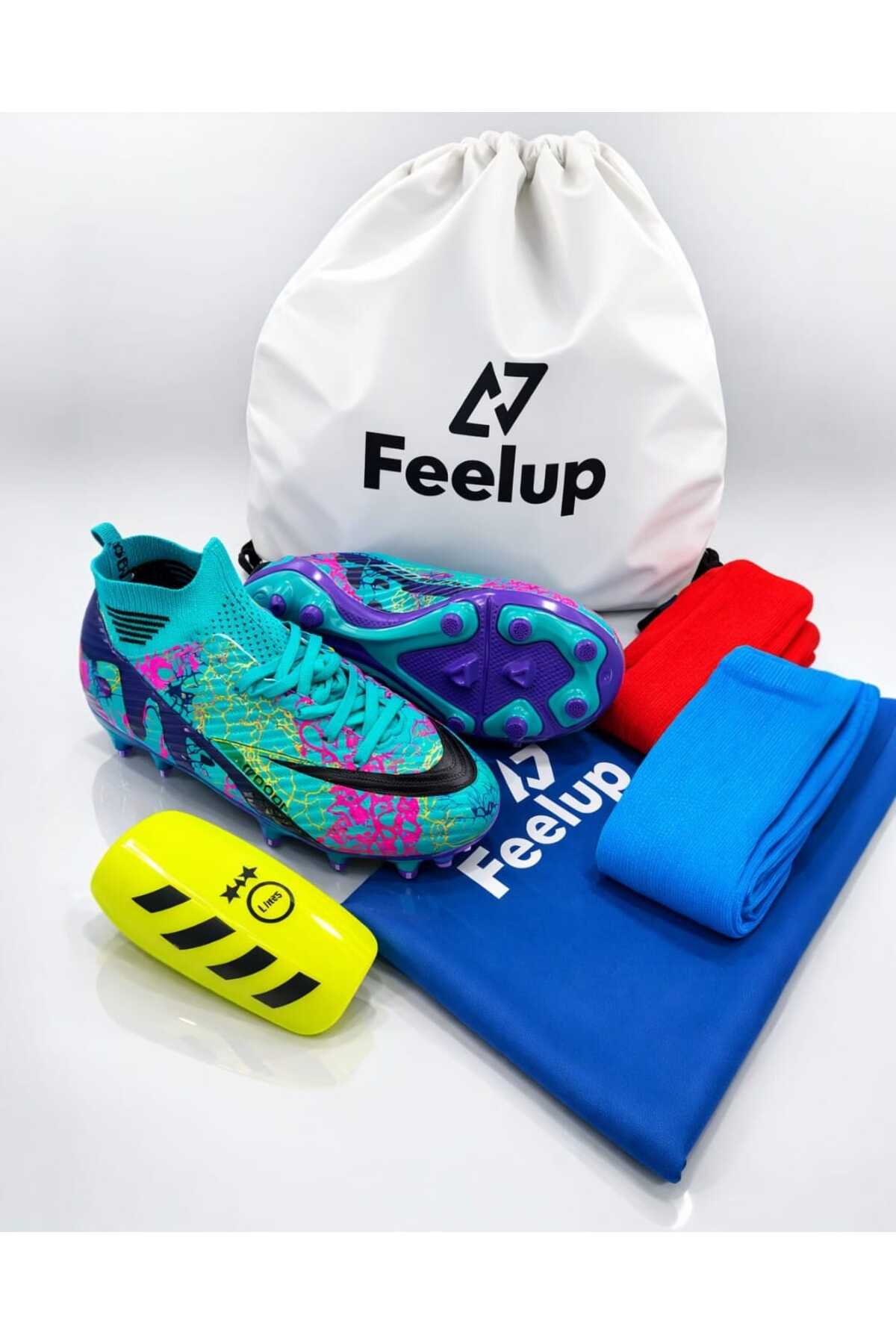 football Laliga Pro Krampon 3'lü Set+Çanta+Çorap+Tekmelik
