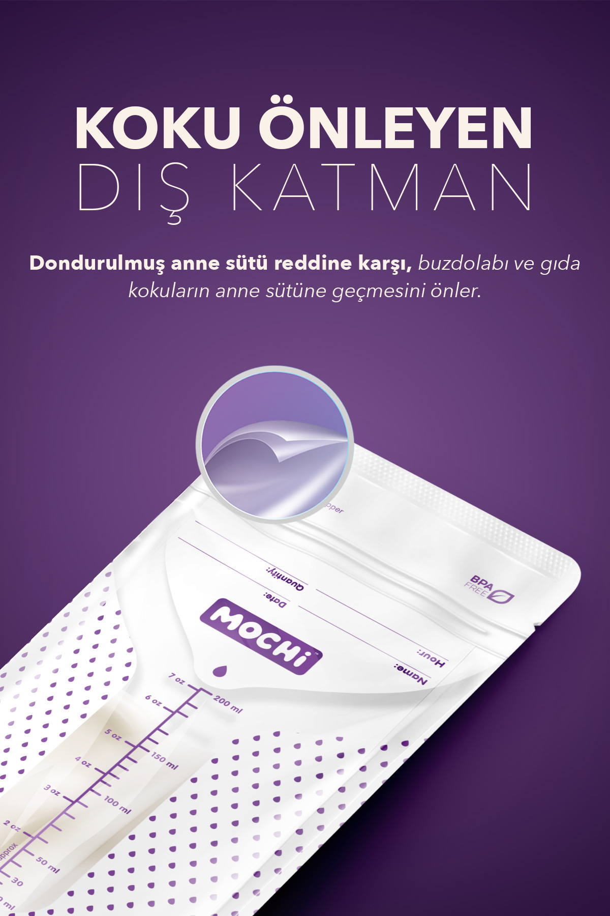 Mochi Anne Sütü Saklama Poşeti 25 Adet fotoğrafı 3 (önizleme)