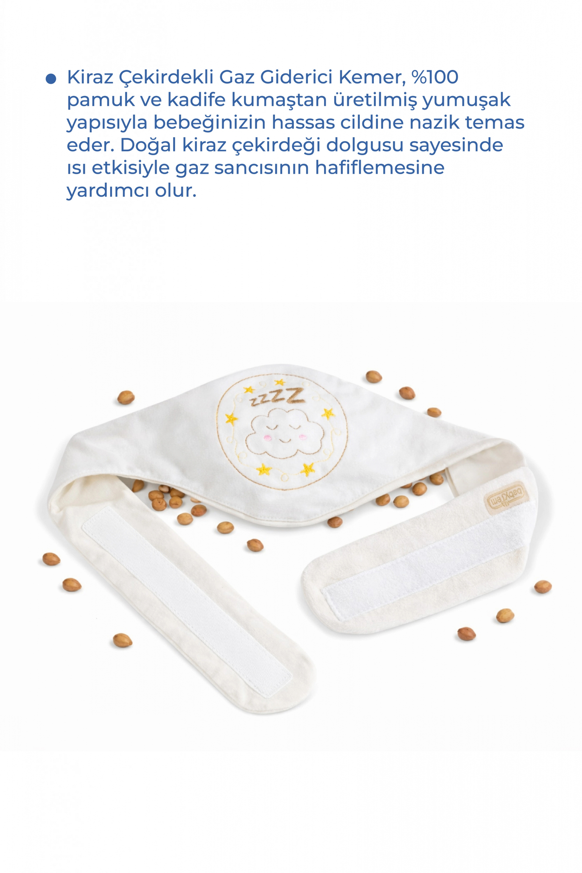 Babyjem Kiraz Çekirdekli Kemer Ekru fotoğrafı 5 (önizleme)