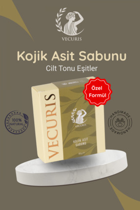 VECURIS Kojik Asit Sabunu | C Vitamini, Kojic Asit & Hyaluronic Asit İle Leke...