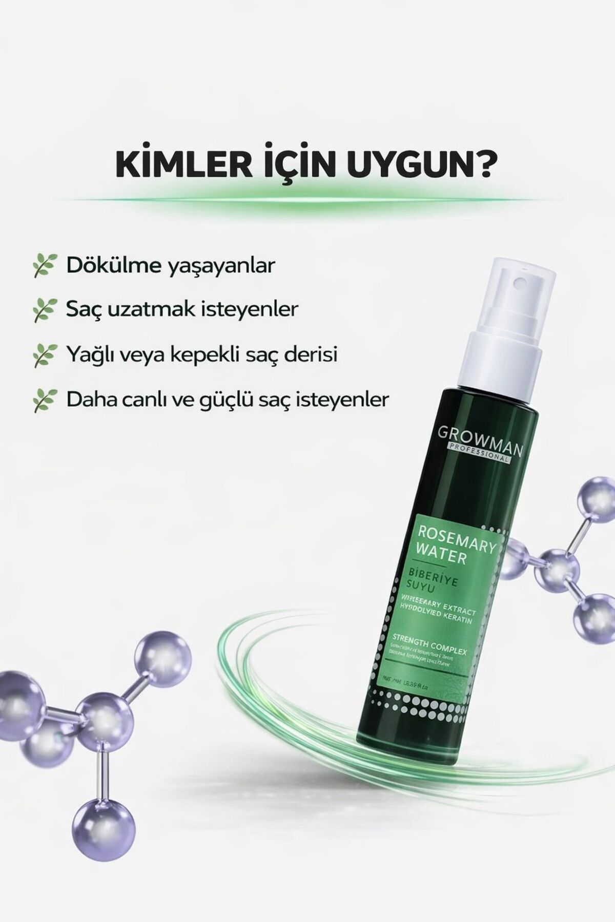 Biberiye Şampuan + Biberiye Suyu Seti – Saç Güçlendirici ve Saç Derisi Bakım Paketi — GM-BIB-SET-01 — تصویر 5 از 6
