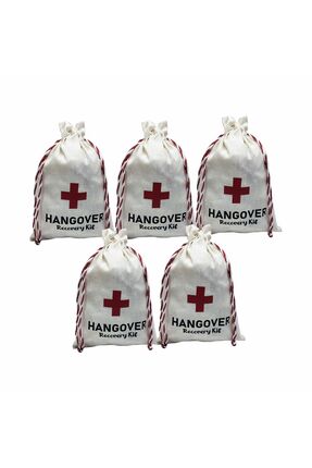 Via Hangover Recovry Kit Baskılı Kese 15*20 Ebat 5'li Paket