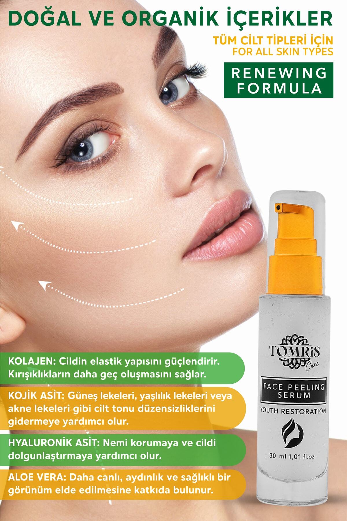 Işıltılı Ve Canlandırıcı Yüz Peeling Serum 30 Ml — YPS4603 — تصویر 6 از 6