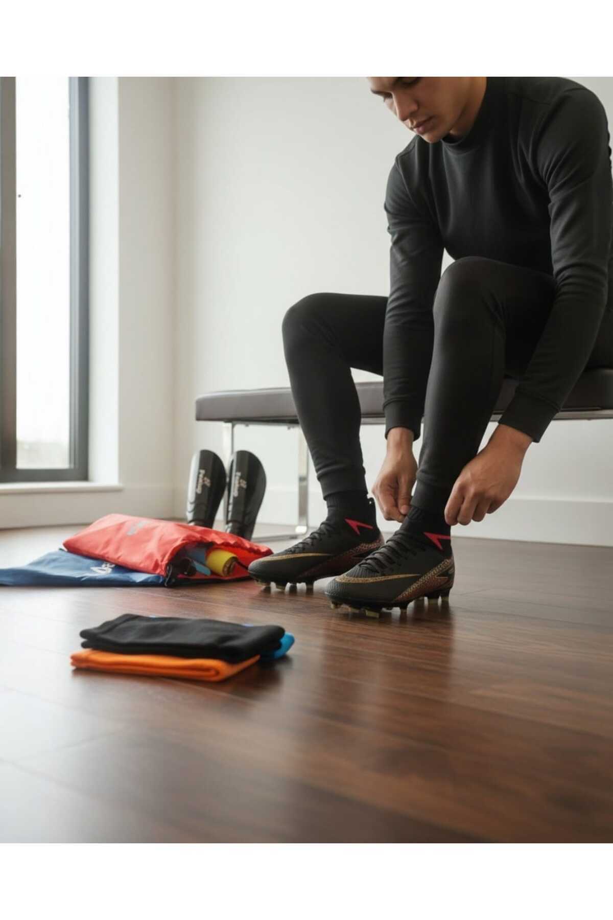 football Unisex Krampon Set (1 adet Çanta, + 1 adet Çorap + 1 adet Tekmelik) görsel 6