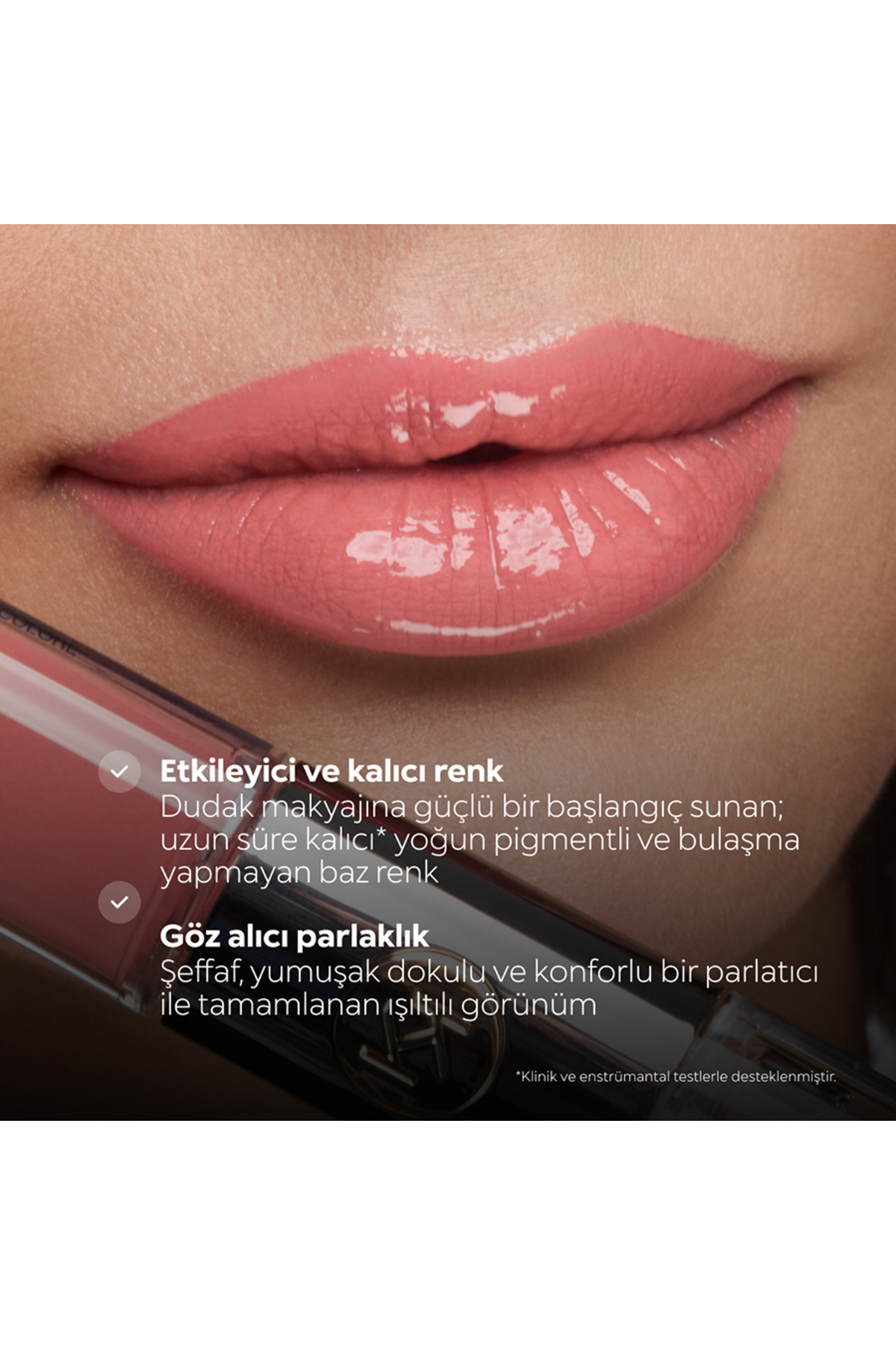 Ruj - Unlımıted Double Touch - 103 Natural Rose - Uzun Süre Kalıcı Parlak / Mat Likit Lipstick — صورتی KM00201023 — تصویر 5 از 8