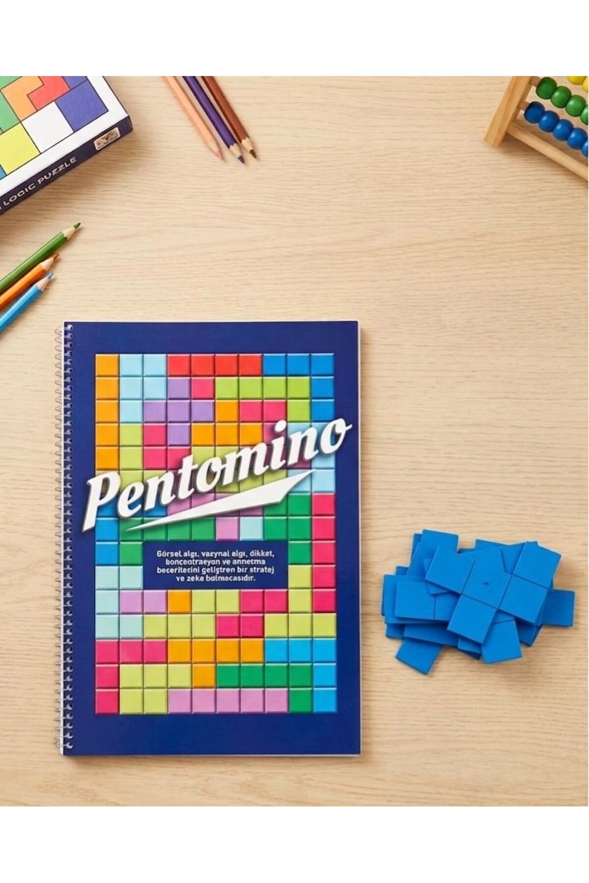 Tıfıl Toys Çocuklar İçin Pentomino Eğitici Zeka ve Strateji Oyunu – 175 Bulmaca fotoğrafı 5 (önizleme)