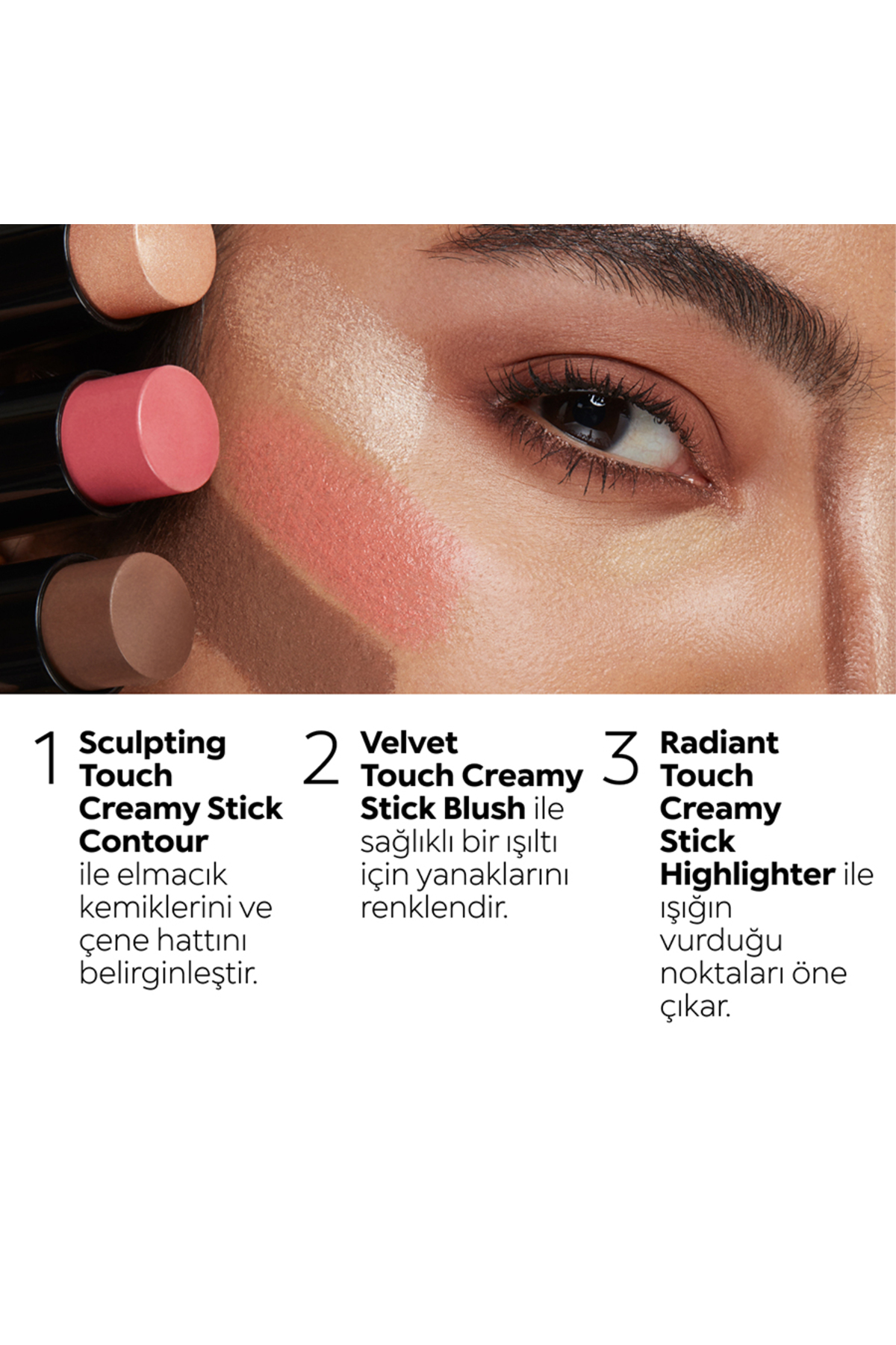 Aydınlatıcı Stick - Radiant Touch Creamy Stick Highlighter — طلایی RTCSH0902 — تصویر 5 از 8