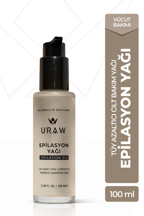 Uraw Epilasyon Yağı | Nemlendirici & Tüy Görünümünü Azaltmaya Destekleyici Ba...