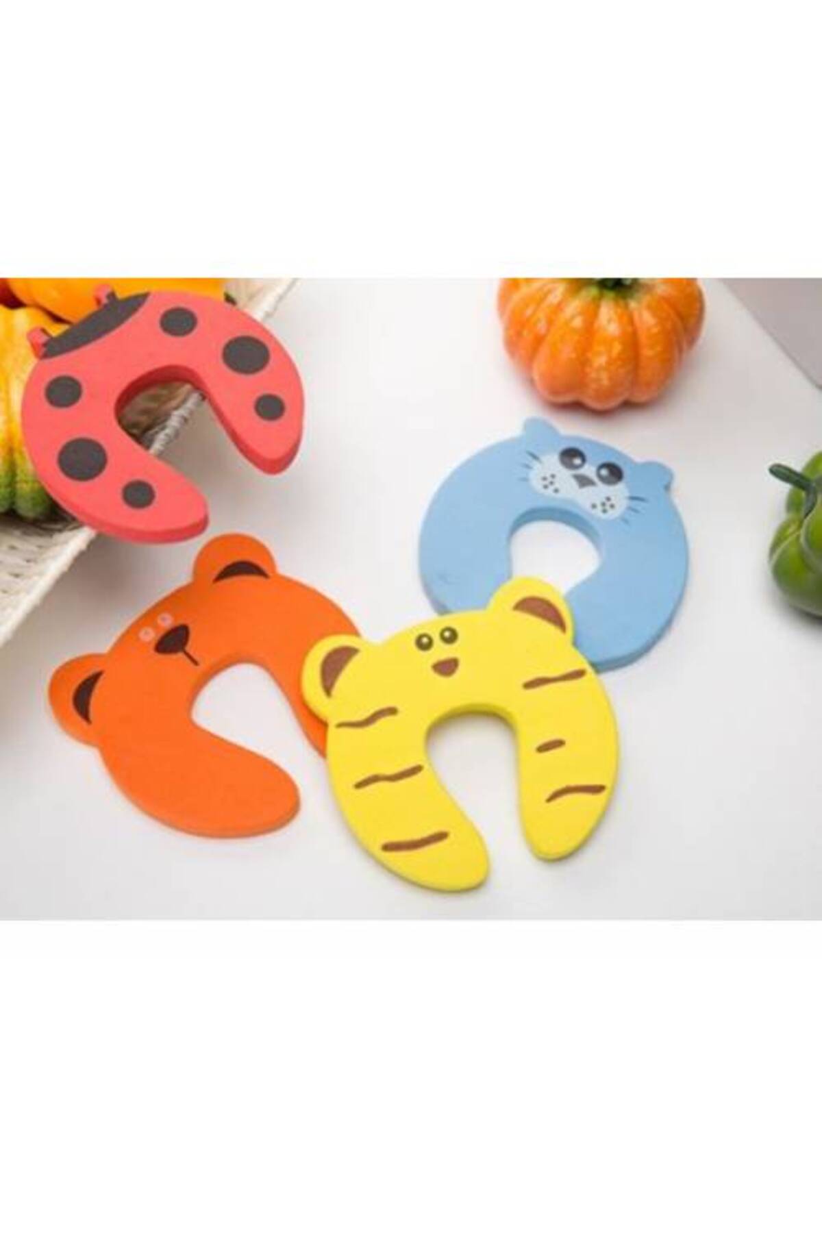 CMT Çocuk Bebek Güvenlik Parmak Koruyucu Kapı Stoperi 4 lü Set fotoğrafı 2 (önizleme)