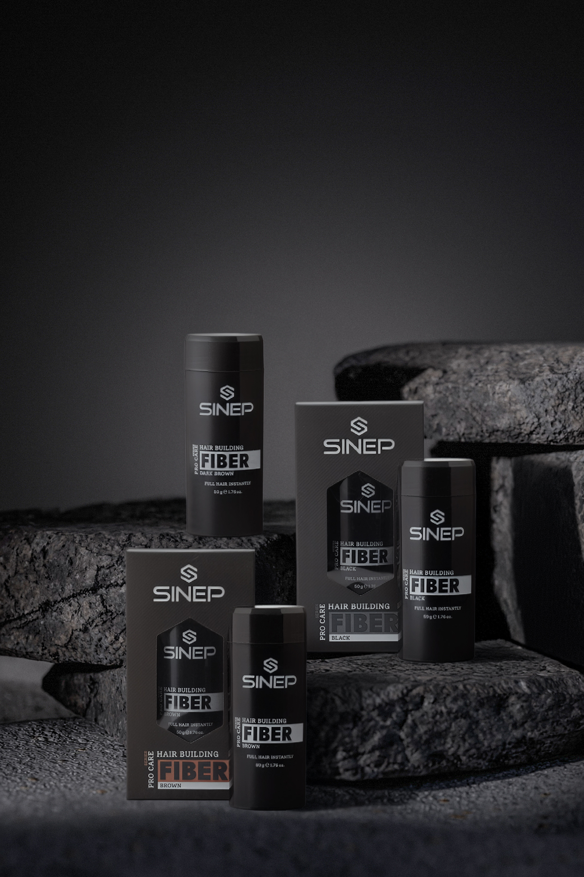 HAIR BUILDING FIBER 50G DARK BROWN — SB.SBOU.0003.21290 — تصویر 5 از 5