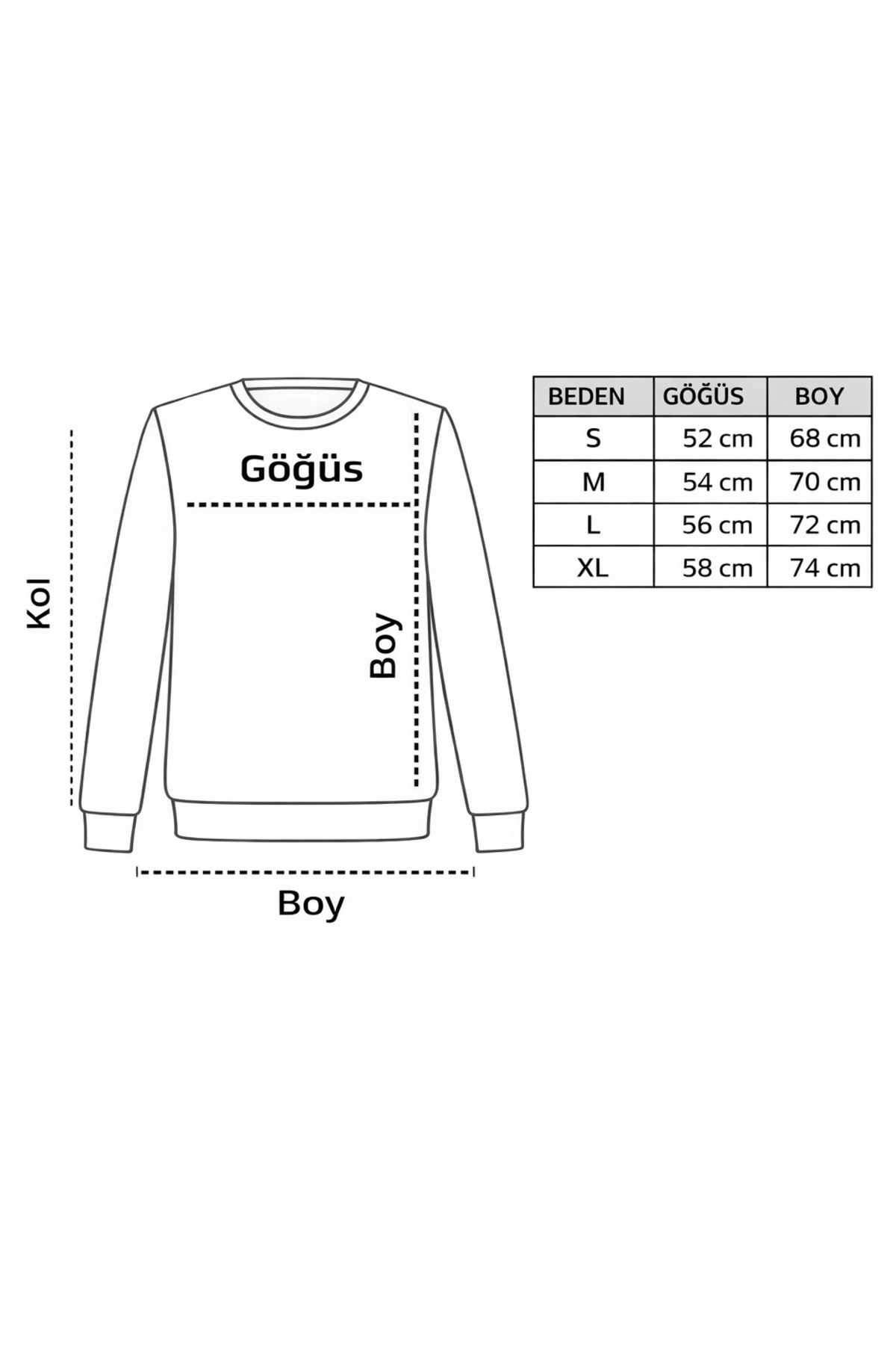 yubistitch Sweat Nakış İşlemeli Mini Karahindiba-Kalın Serisi -Siyah -3 iplik görsel 8