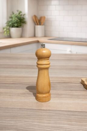 Rodiya Home Bambu Gövdeli Tekli Tuz Karabiber Öğütücü Değirmeni