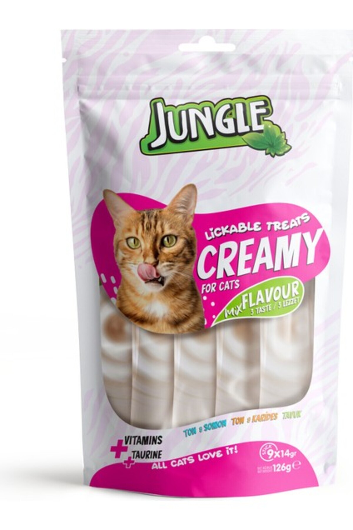 Jungle Mix Kedi Krema Ödül(3 Lezzet) 5*14 gr - Fiyatı, Yorumları