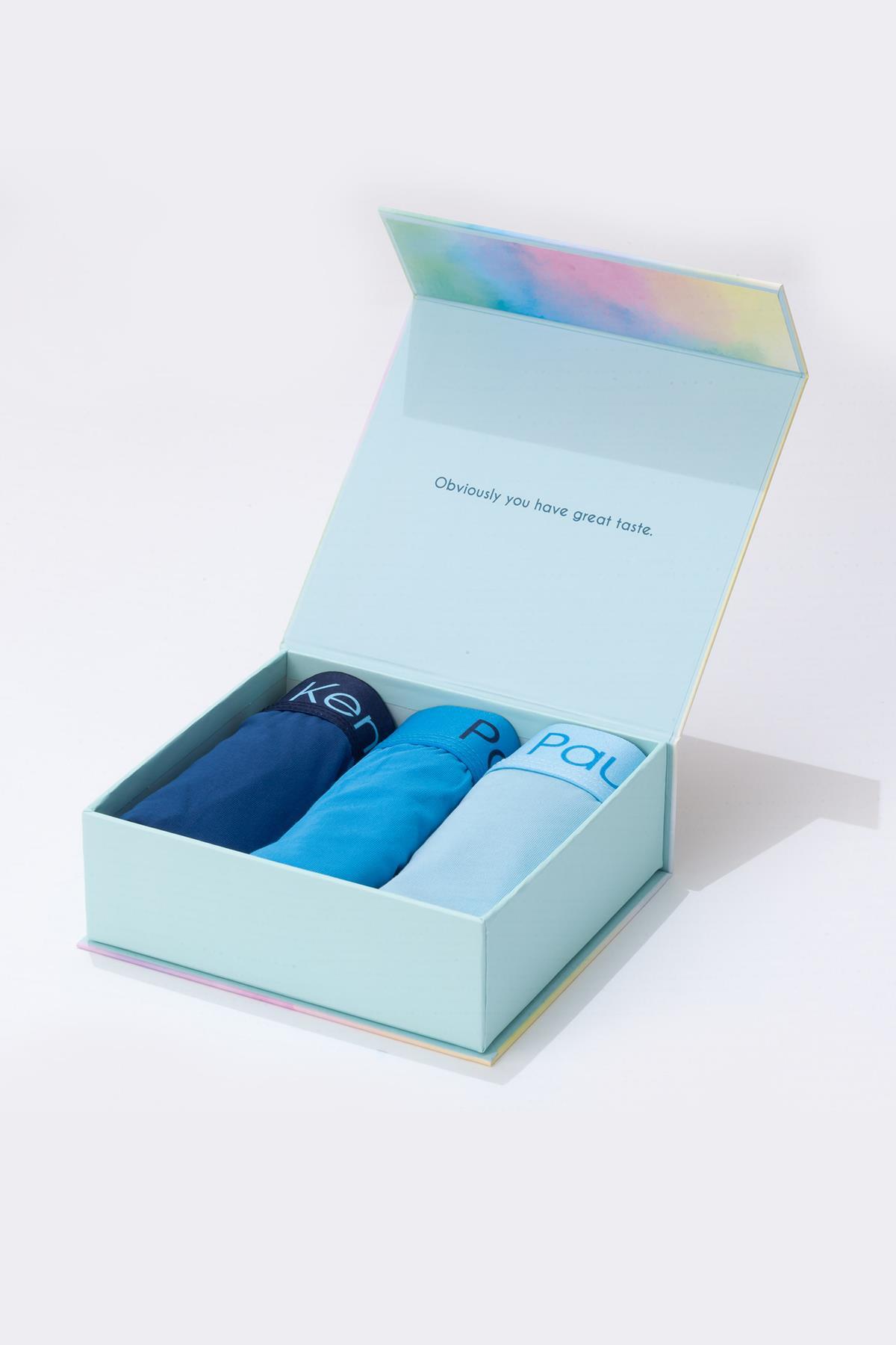 Paul Kenzie Erkek 3'lü Boxer - Rainbow 4 görsel 2