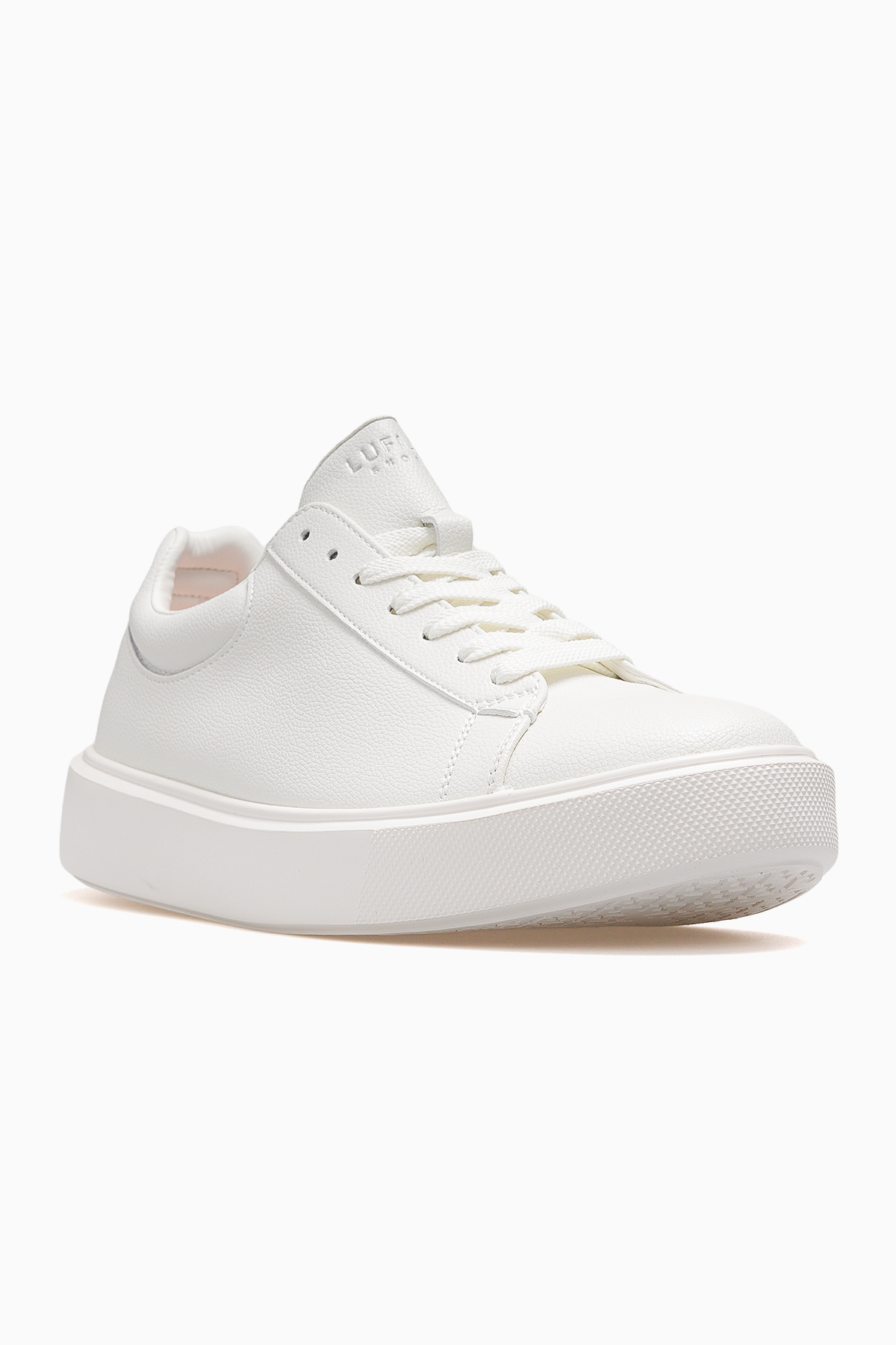 Lufian Erkek Beyaz Hakiki Deri Sneaker, Zamansız Şıklık ve Premium Konfor görsel 6