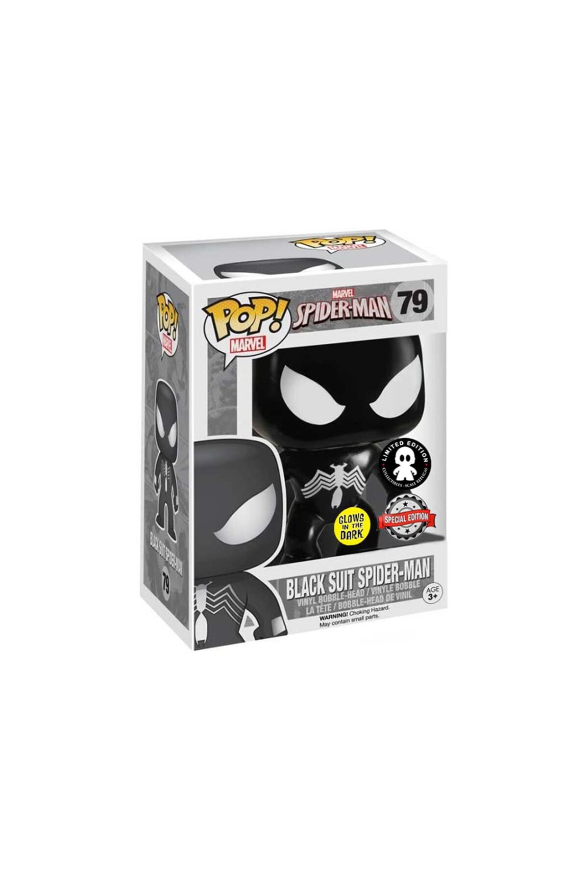 Funko Marvel POP Marvel Black Suit Spider-Man Exclusive Vinyl
