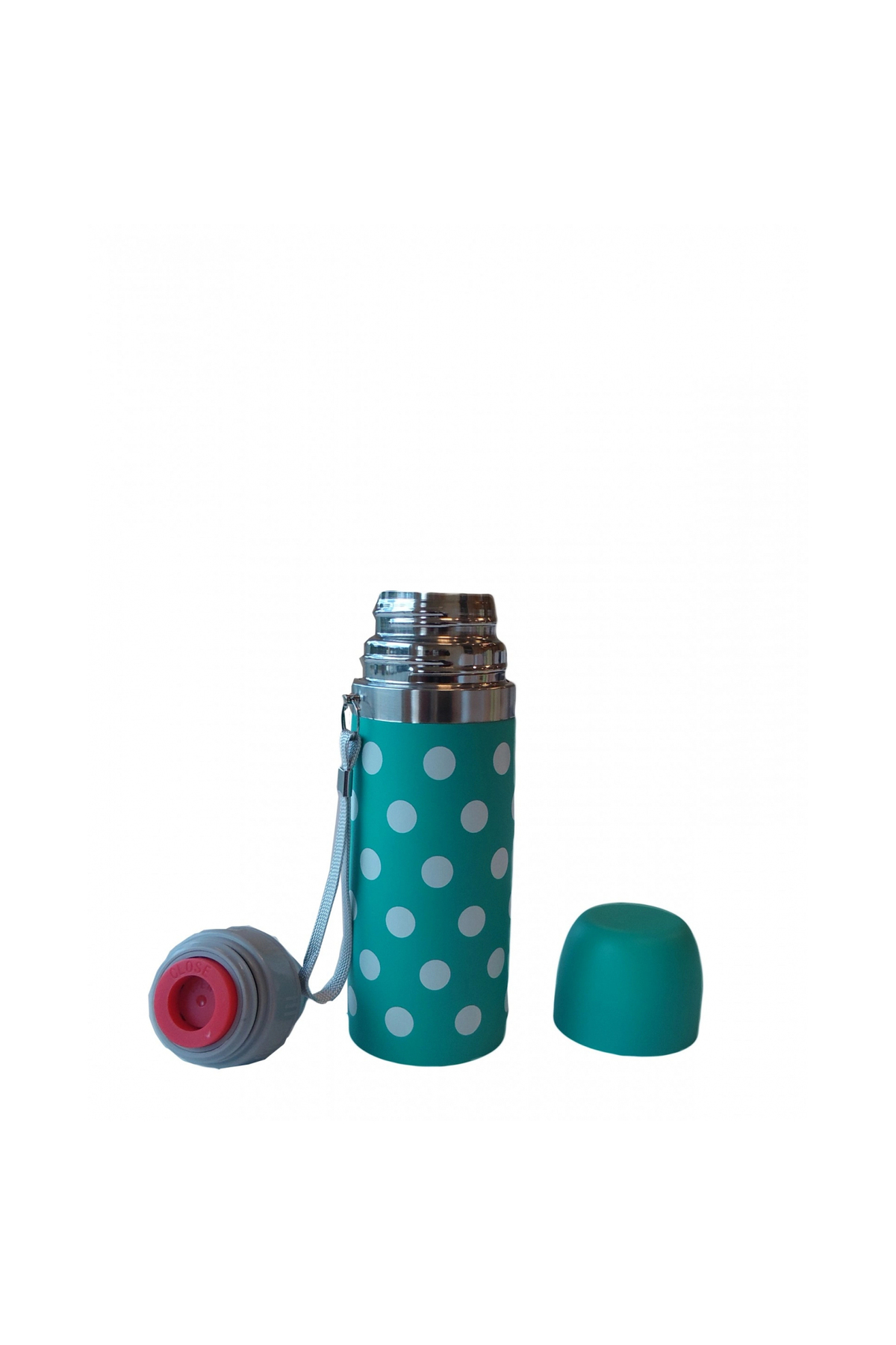 Sema Baby Puantiyeli Bebek Termosu 350 ml - Mavi fotoğrafı 2 (önizleme)