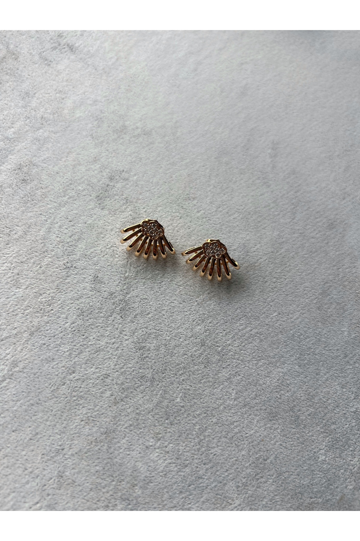 Cloud -Rose Gold- Earrings
