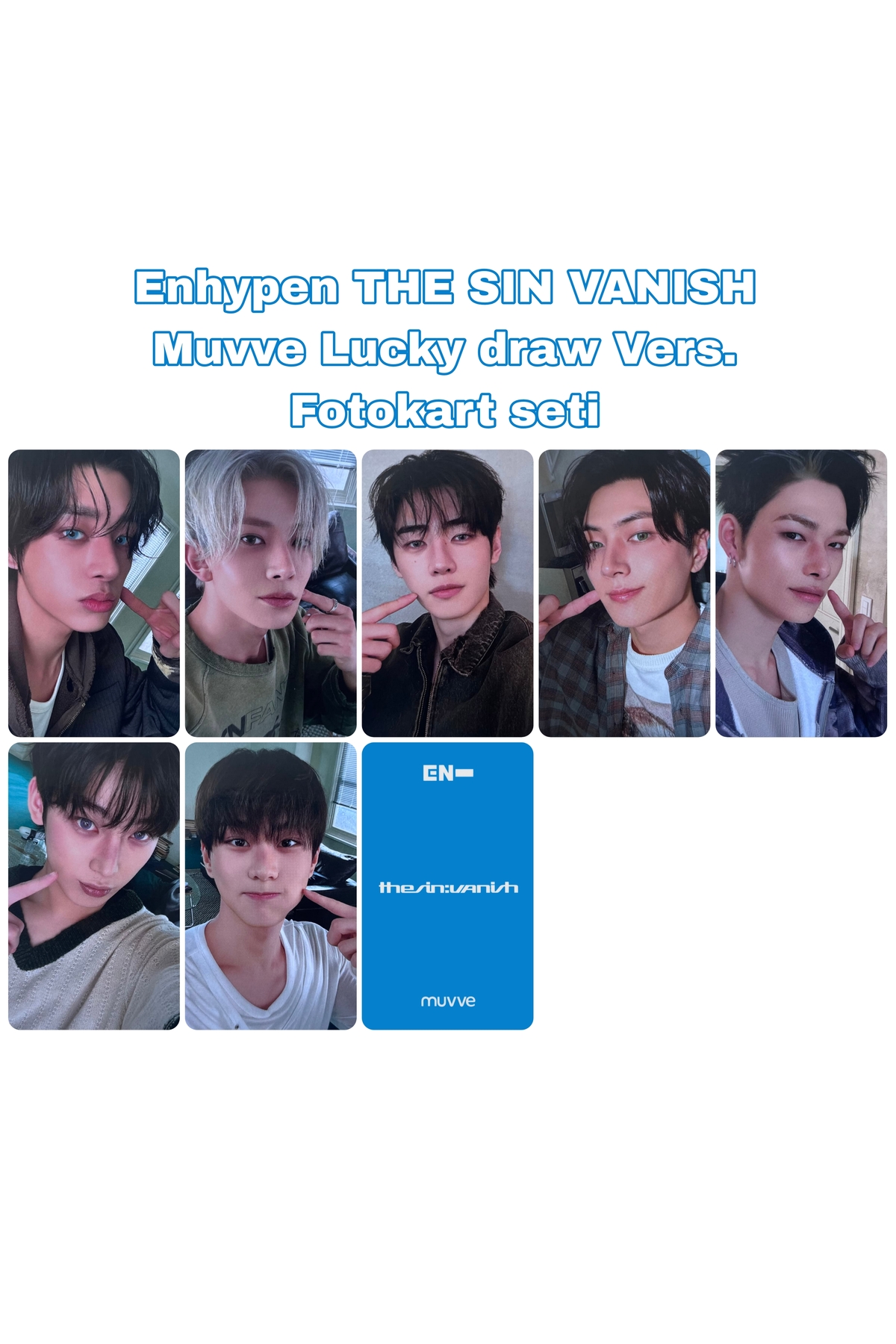 ENHYPEN SHOPEE kpopmerch 70枚 ENHYPEN SHOPEE kpopmerch 70枚 - メルカリ