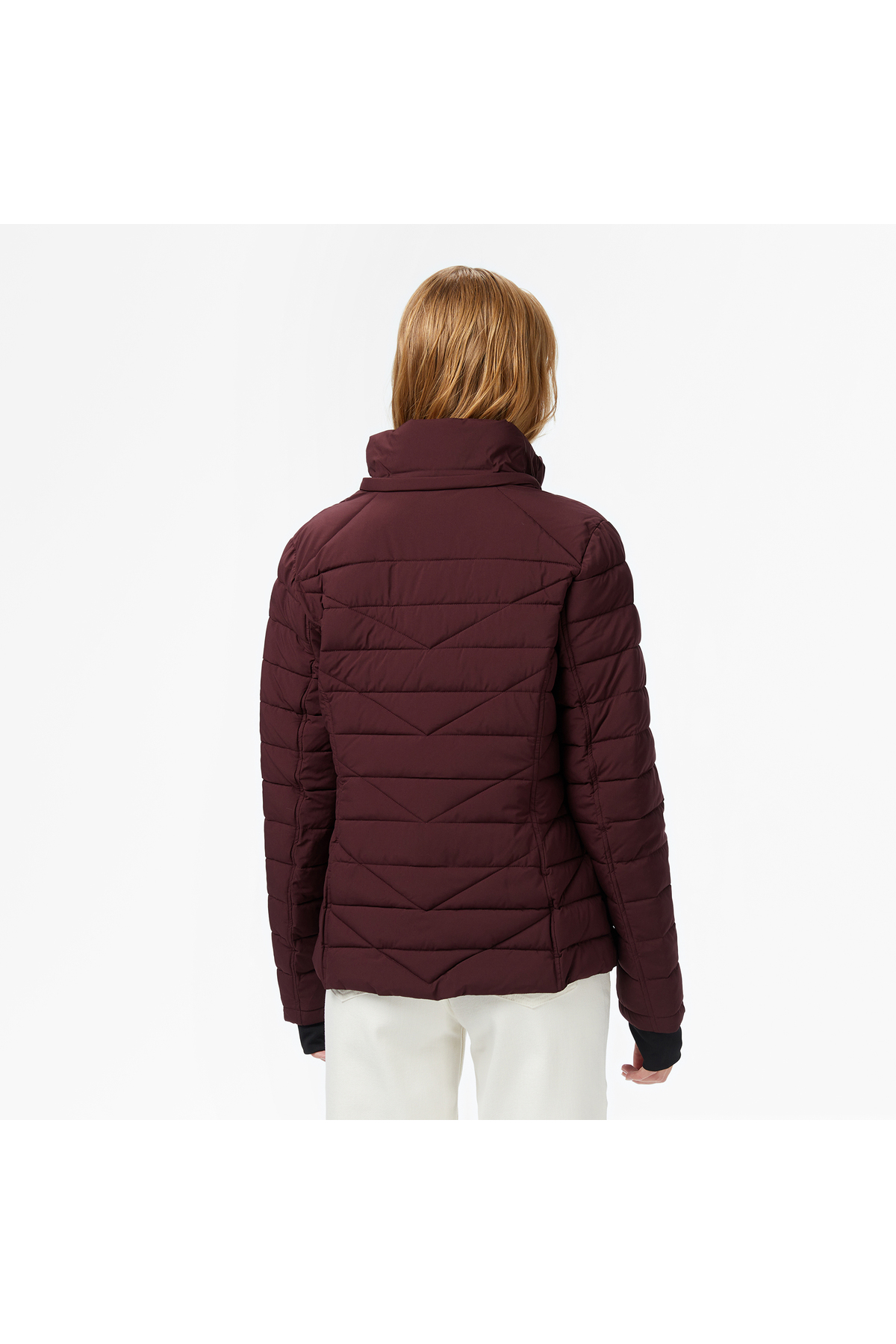 Nautica Kadın Bordo Regular Fit Mont görsel 6