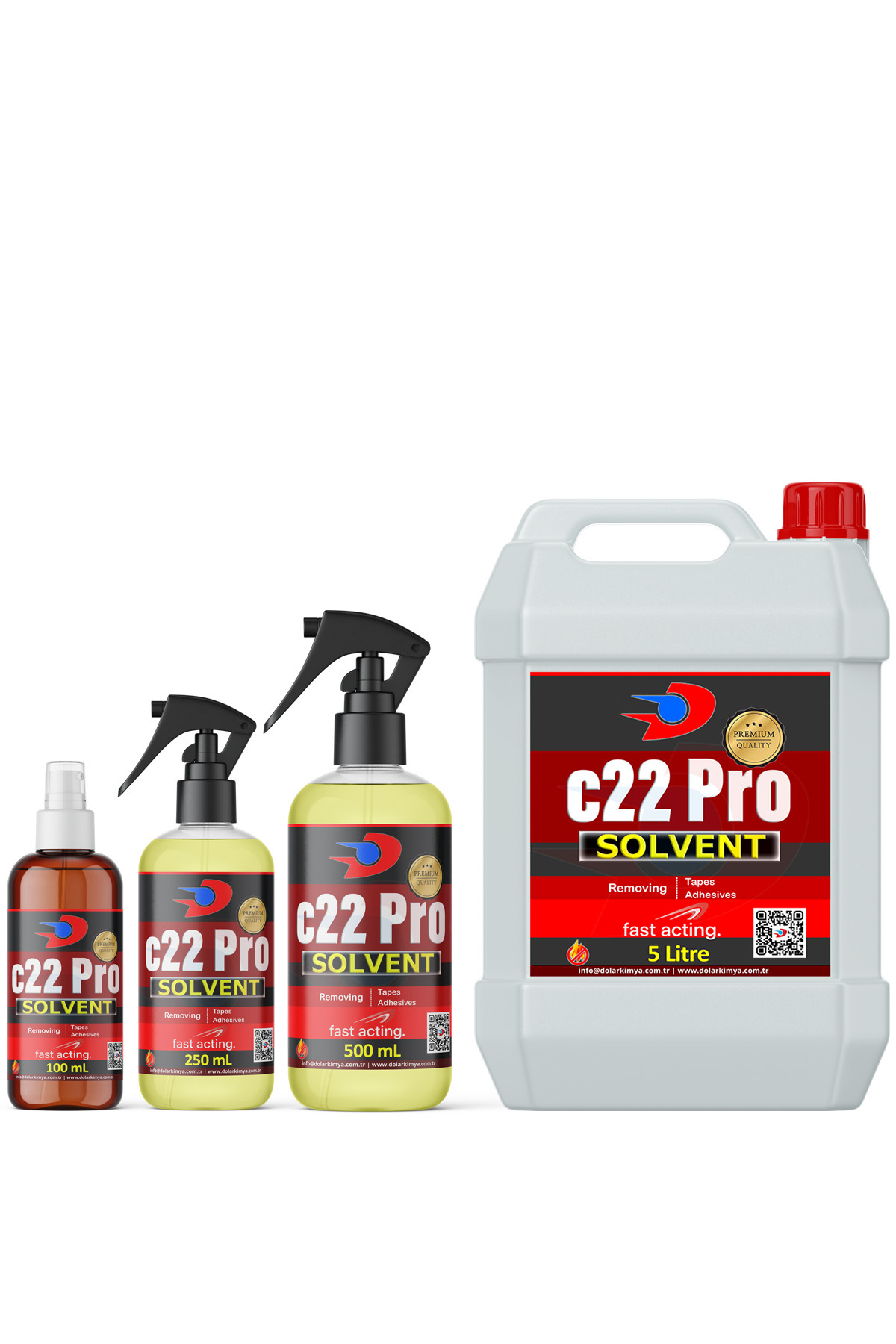 c22 Pro - Protez Saç Bant Sökücüsü Temizleyicisi - 250 mL (c22 Alkol Bazlı) — c22Pro/SP250 — تصویر 5 از 5