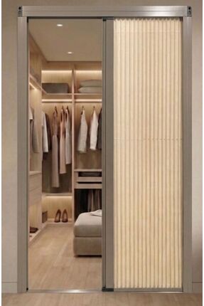 Nakkash EXCLUSIVE 120X200 Akik Gri Bej Akordeon kapı