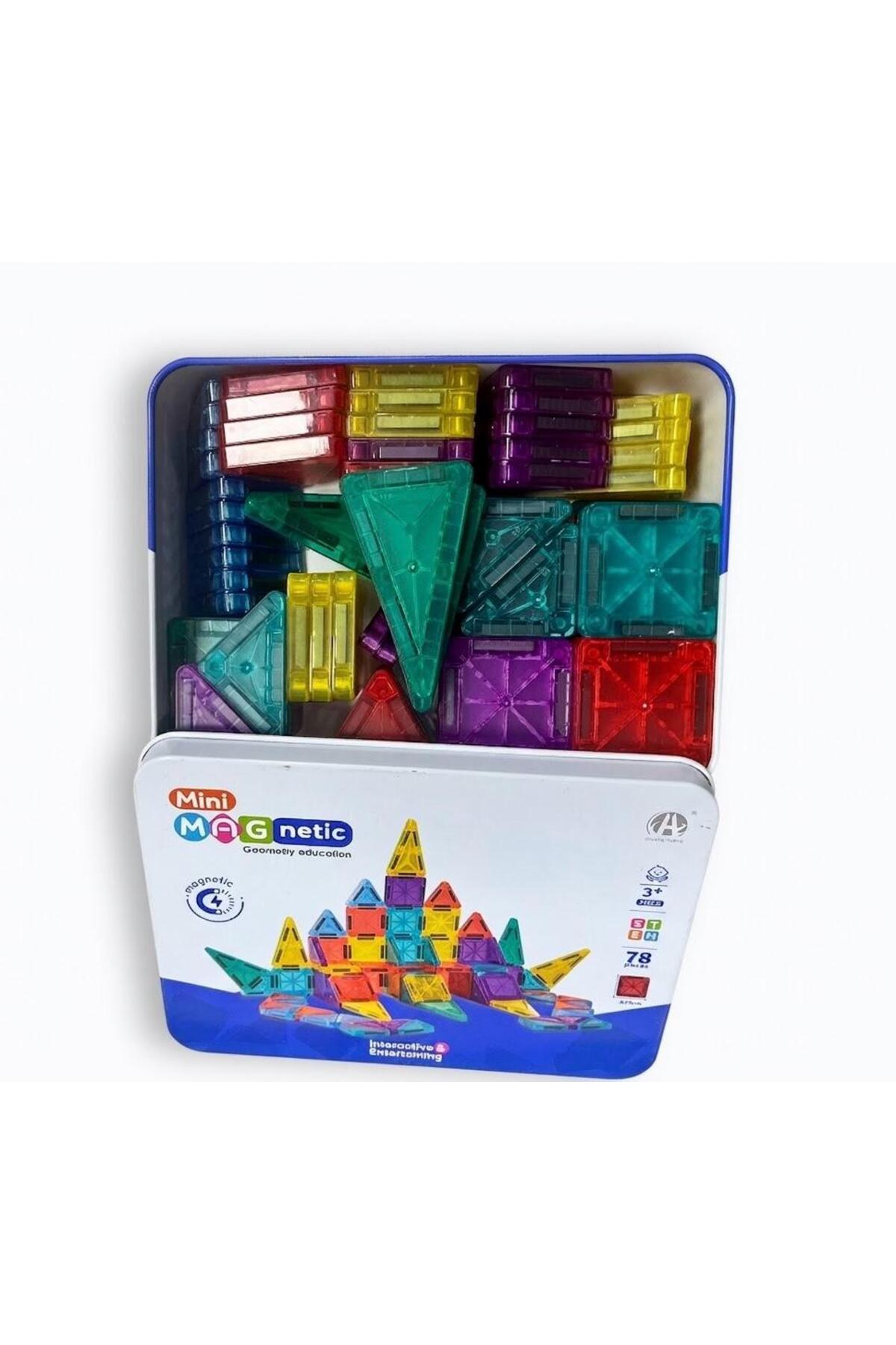 oydaş oyuncak Mini Magnetic Tiles 78 Parça 3.75cm Mini Manyetik Bloklar fotoğrafı 3 (önizleme)