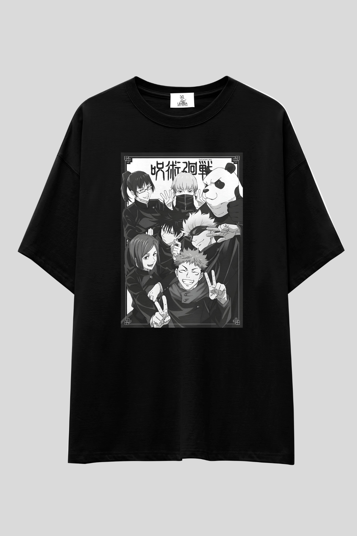 UmbraWear Jujutsu Kaisen T-Shirt | Unisex 100% Cotton Black & White Anime Printed Custom Design Tee