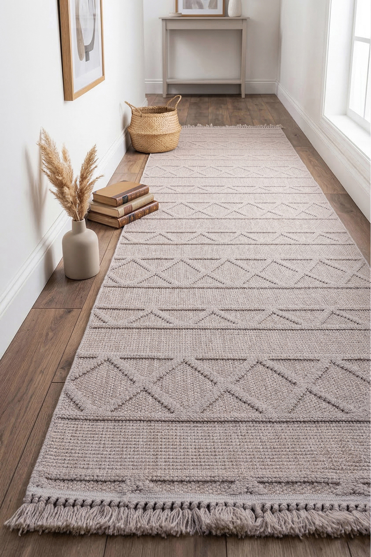 Scandinavian Curl Carpet Soft Knitting Runner Loop Curled Woven Living Room Rug Living Room Kitchen Rug