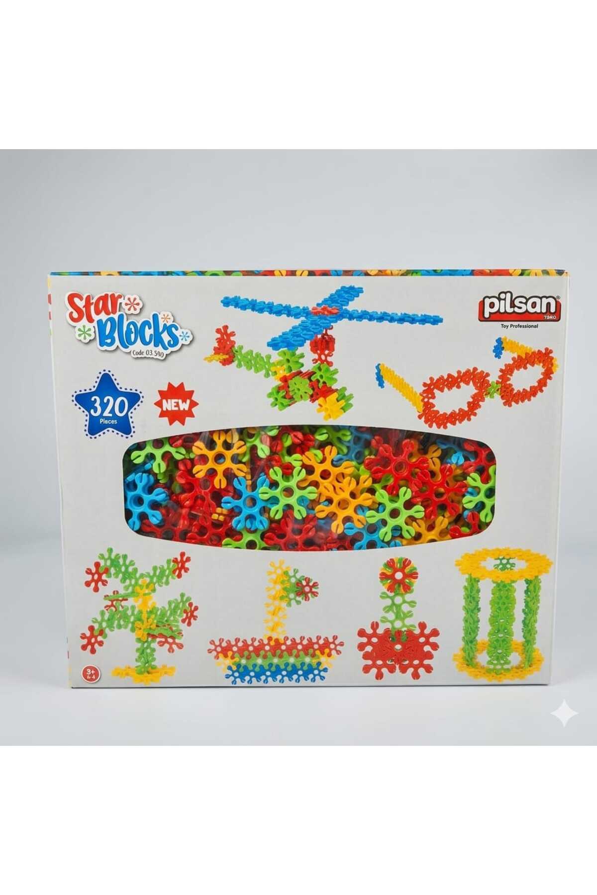 PİLSAN Star Blocks 320 Parça Eğitici Blok Seti - Yaratıcı Zeka Oyunu fotoğrafı 3 (önizleme)