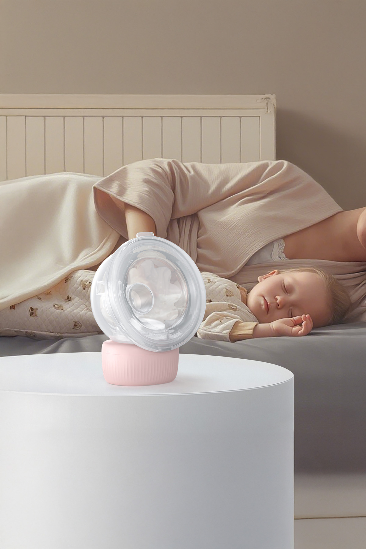Xo FG13 Masaj Özellikli 180ml Giyilebilir Elektrikli Akıllı Göğüs Pompası fotoğrafı 5 (önizleme)