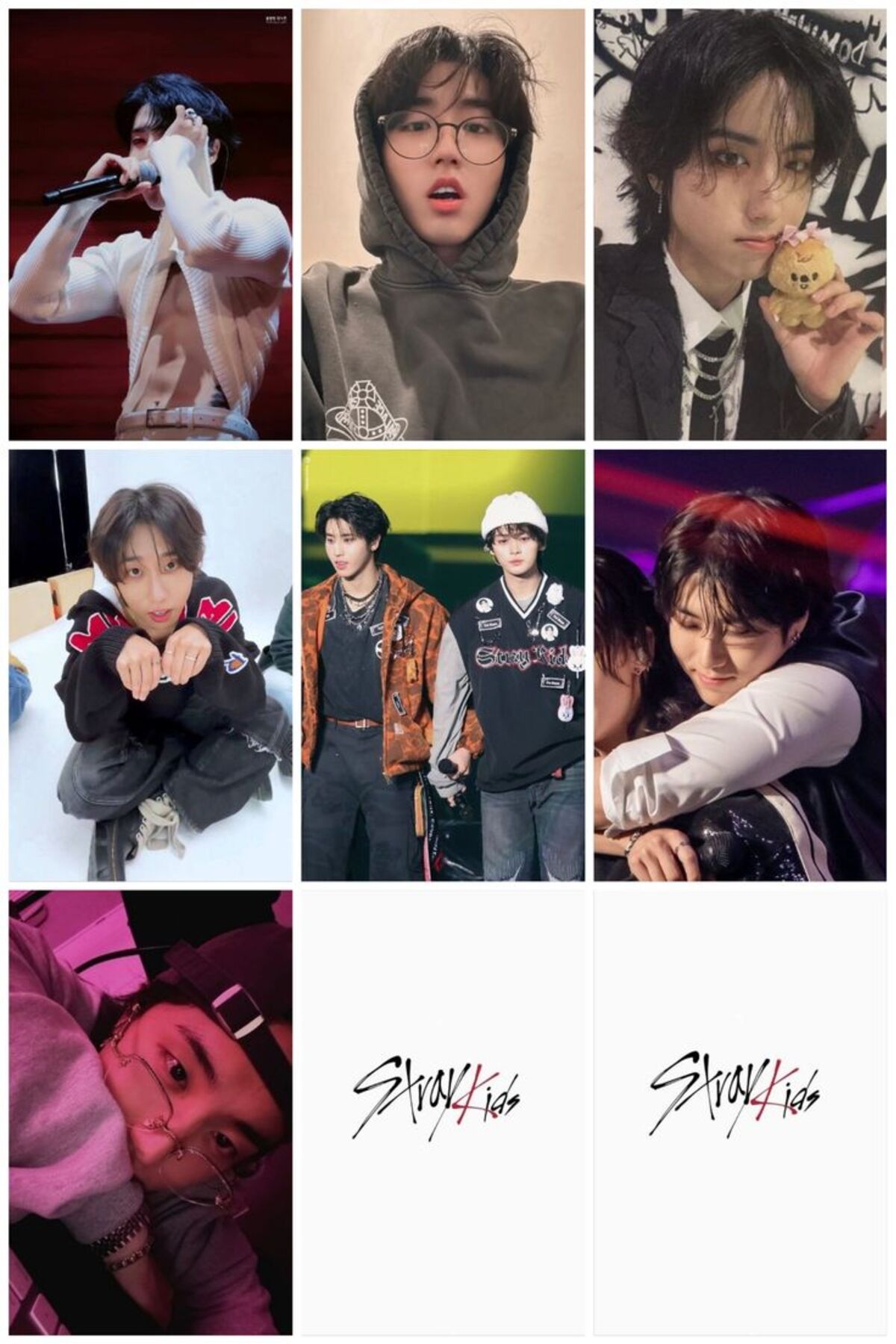 sevimliflower HAN JİSUNG STRAY KİDS 1 ADET FOTOKART PVC KAPLI 9*6