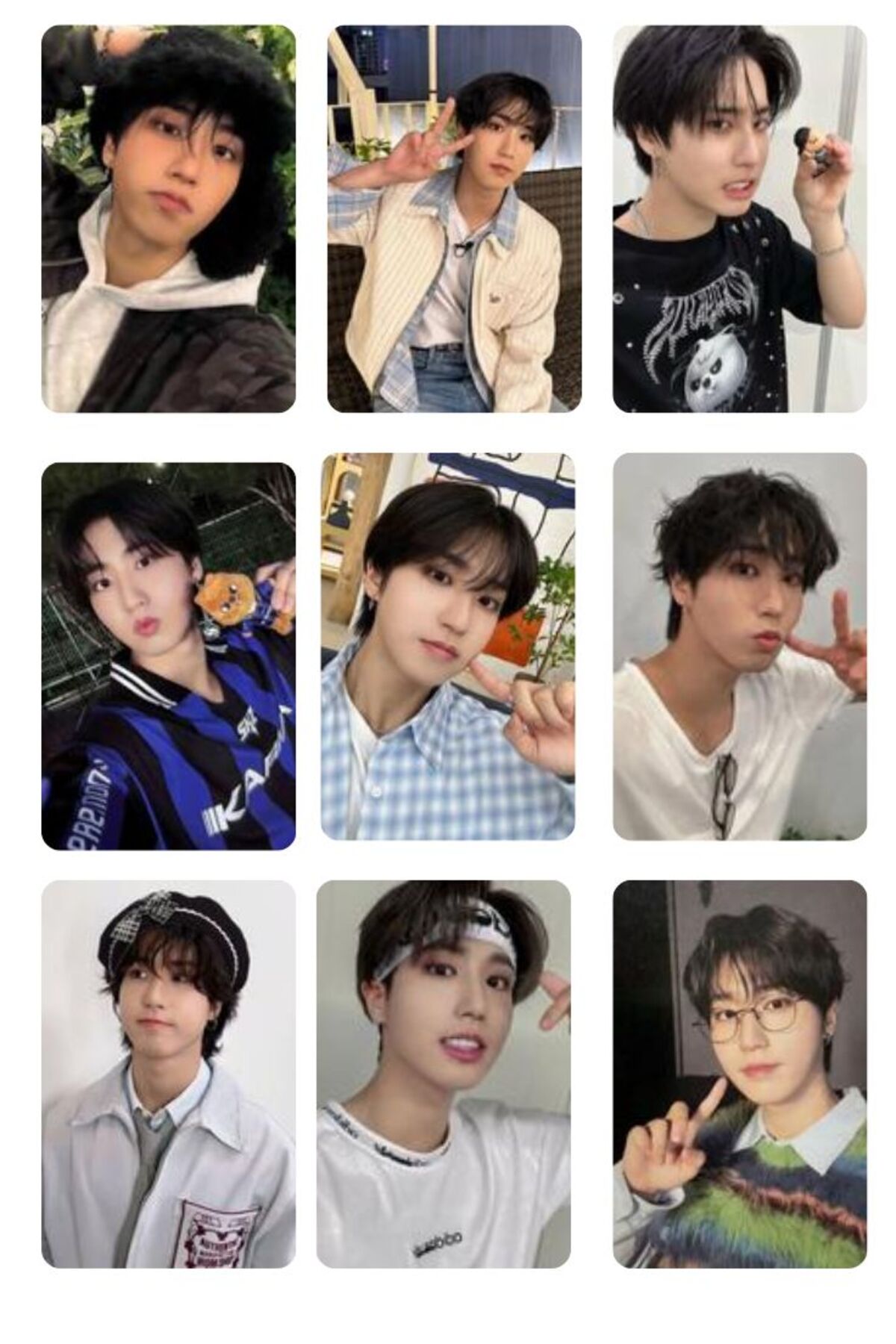 sevimliflower HAN JİSUNG STRAY KİDS 1 ADET FOTOKART PVC KAPLI 9*6