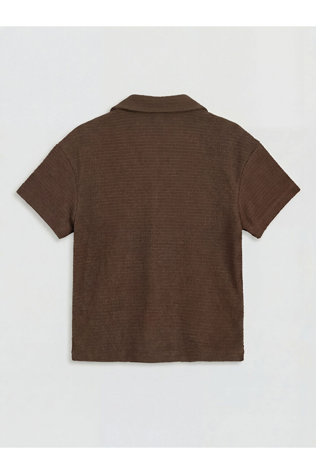 LC Waikiki Kahverengi Resort Yaka Erkek Çocuk Gömlek fotoğrafı 2 (önizleme)