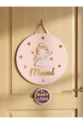 BL Baby Lüks El Yapımı İsme Özel Yuvarlak Bebek Kapı süsü, Hastane Süsü, Bebe...