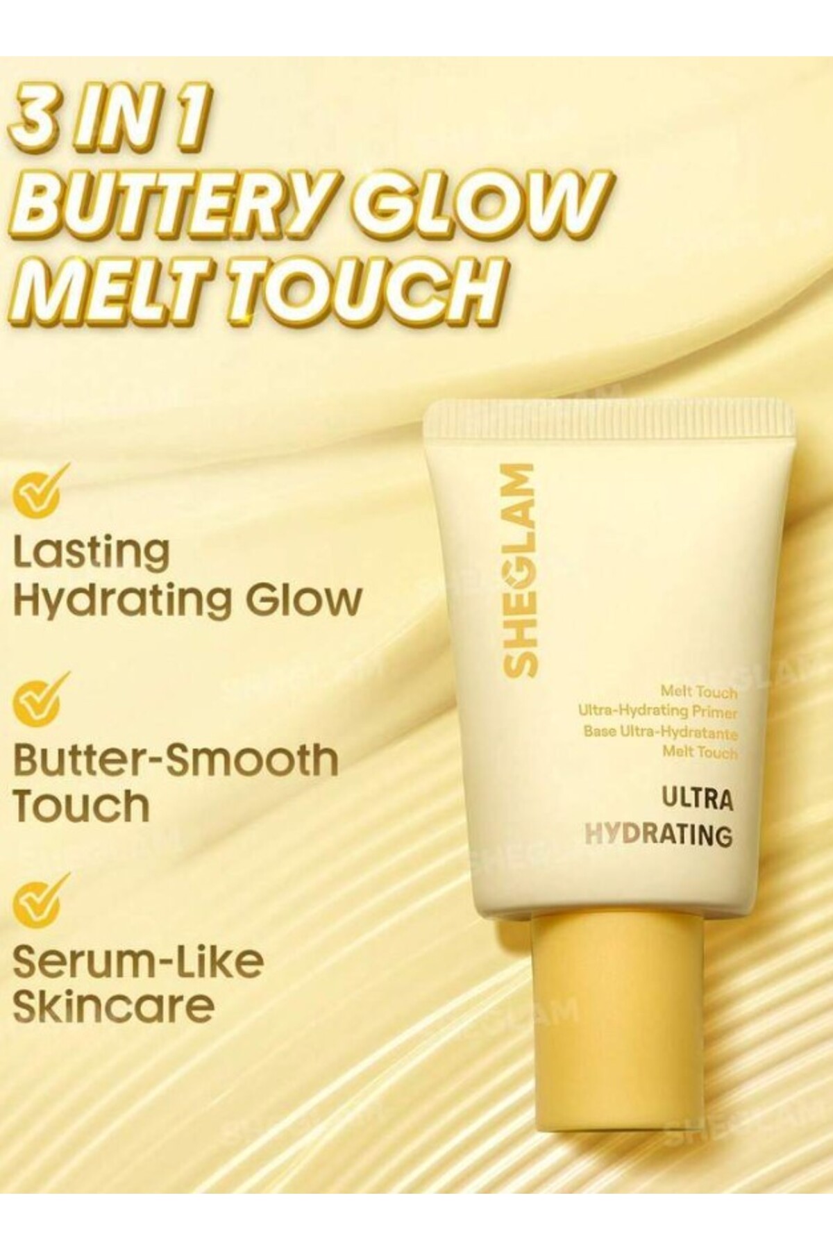 Melt Touch Ultra Nemlendirici Makyaj Bazı-Yoğun Nem Veren & Pürüzsüzleştirici Primer (Kuru Cilt) — بژ SB251204411725111313 — تصویر 4 از 6